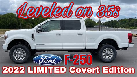 2022 Ford F 250 Limited Super Duty 25” Leveled On 35s Youtube