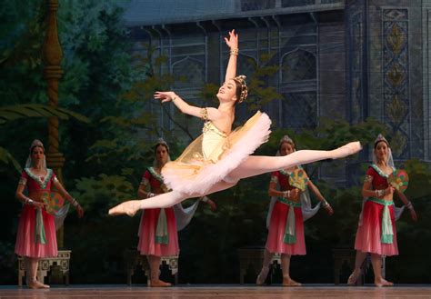 Joy Womack Performs In La Bayadere The Temple Dancer With The