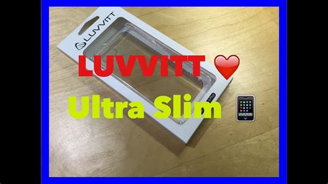 Luvvitt Ultra Slim Clear Case Review Youtube