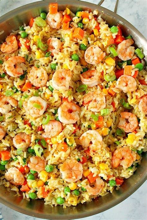 This easy chicken fried rice recipe is a simple and light option for dinner that my family loves. Easy Shrimp Fried Rice Recipe - Crunchy Creamy Sweet ...