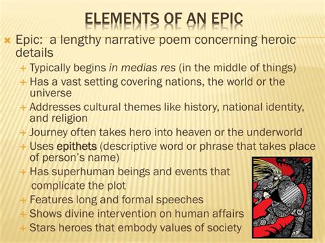 Ppt Epics And Epic Heroes Powerpoint Presentation Id2508425