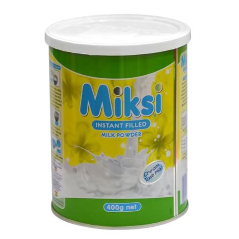Miksi Skimmed Milk Powder Tin 400g Miksi Skimmed Milk Powder Tin