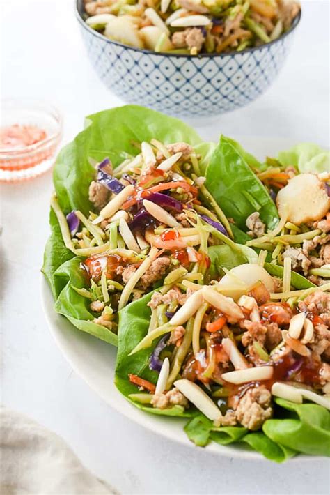 Easy Chicken Lettuce Wraps Recipe Your Homebased Mom