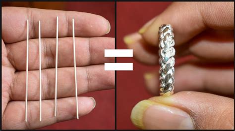 Making A Ring From Silver Wires Jewellery Making How Its Made
