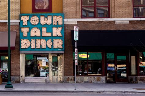 Town Talk Diner In Longfellow Minneapolis Heavy Table