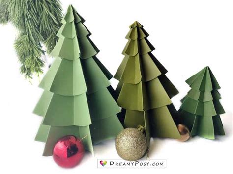 How To Make An Easy 3d Paper Christmas Tree