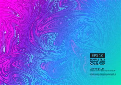 Colorful liquid abstract background. Fluid gradient shapes composition ...