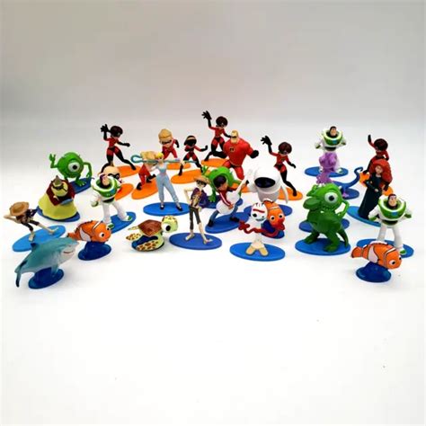 Lot Disney Pixar Figures Play Cake Toppers Incredibles Nemo Toy Story