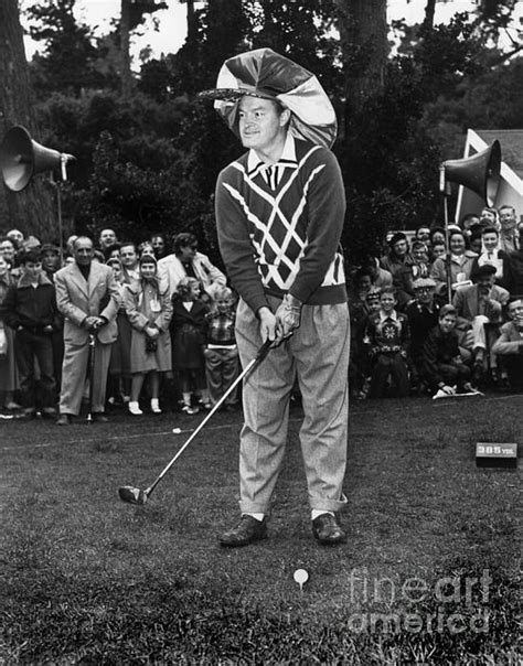 Bob Hope At Bing Crosby National Pro Am Golf Championship Pebble Beach