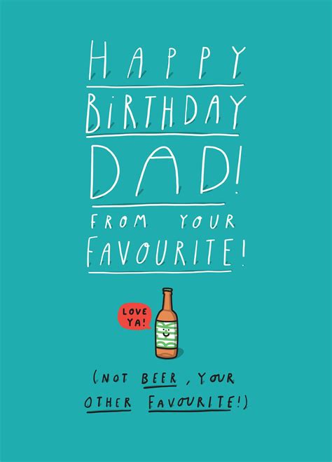 Printable Birthday Cards For Dad