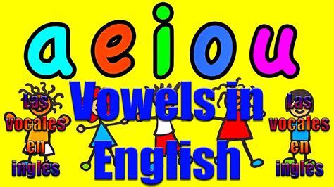 Aprende Las Vocales En Inglés 🌎 Juan David Camacho Youtube