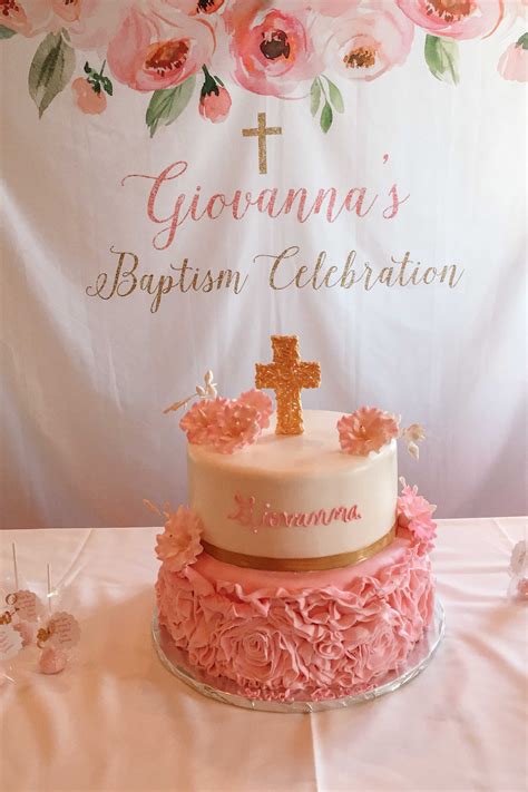 Girl Baptism Table Banner Baptism Girl Baptism Baptism Decorations