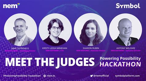 Symbol Powering Possibility Hackathon Meet The Judges Youtube