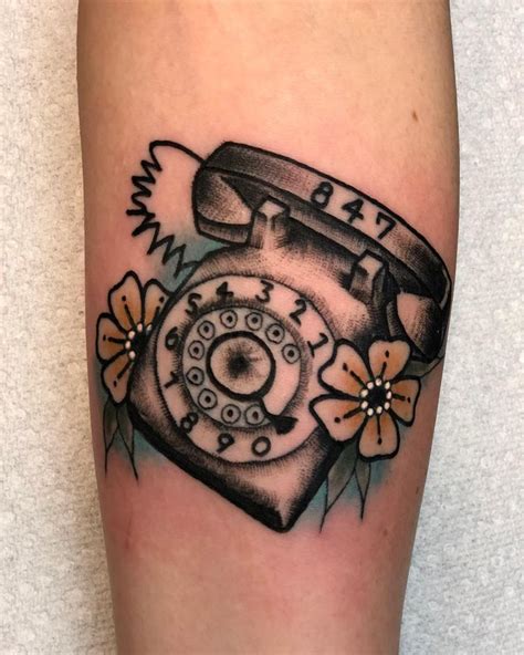 30 Pretty Telephone Tattoos To Inspire You Style Vp Page 17