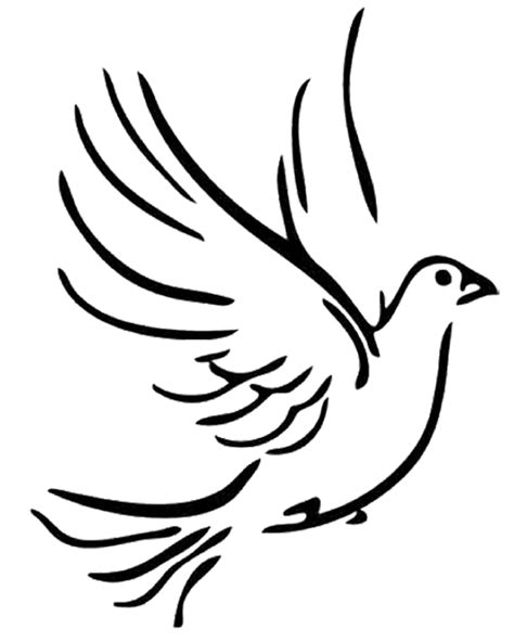 Clip Art Of A Dove