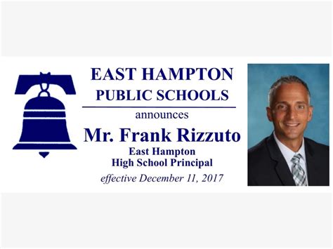 East Hampton High School Hires New Principal East Hampton Ct Patch