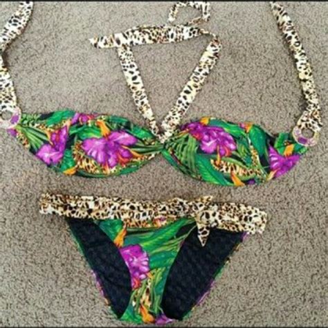 Victorias Secret Jungle Leopard Print Bikini Leopard Print Bikini