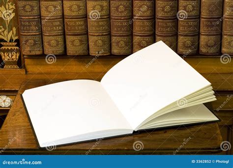 Two Empty White Pages In Book Stock Photo Image Of Desk Names 3362852