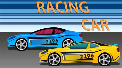Racing Car Cartoon Cars Kids Game Play Youtube