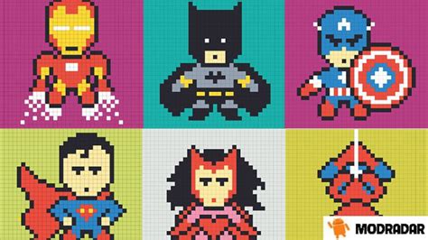 Superhero Pixel Art