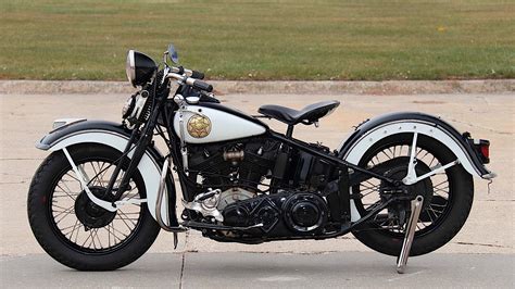 1937 Harley Davidson El Is A True California Highway Patrol Knucklehead
