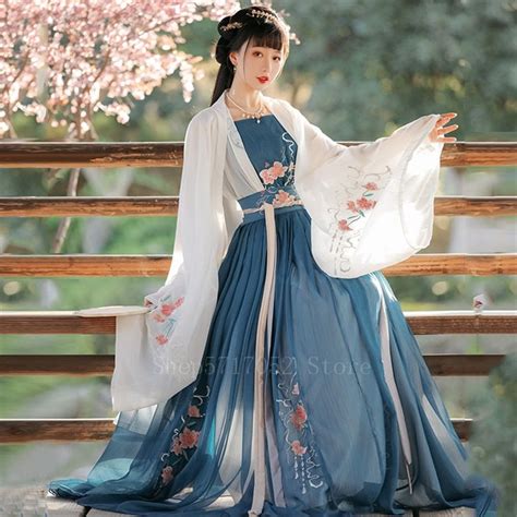 chinese style clothes women elegant hanfu dresses chinese ancient and traditional clothing folk