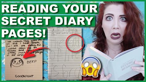 Reading Your Secret Diary Pages Youtube