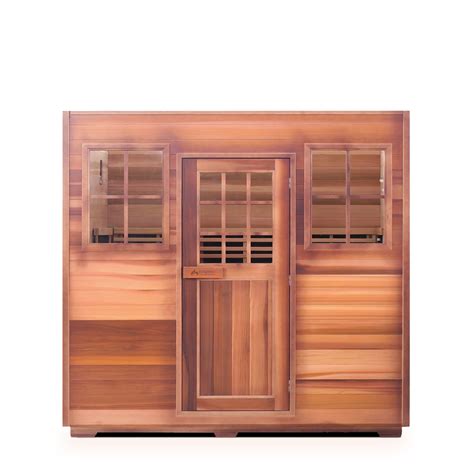 4 Person Outdoor Hybrid Sauna With Slope Roof Sapphire Series