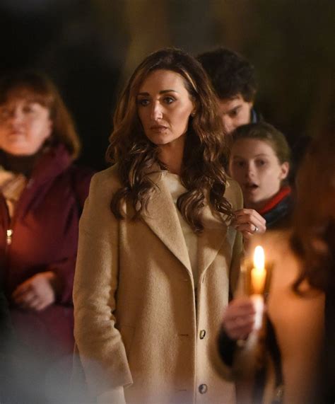 Behind The Scenes As Catherine Tyldesley Films New Crime Drama In