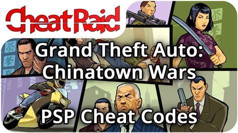 Grand Theft Auto Chinatown Wars Cheat Codes Psp Youtube