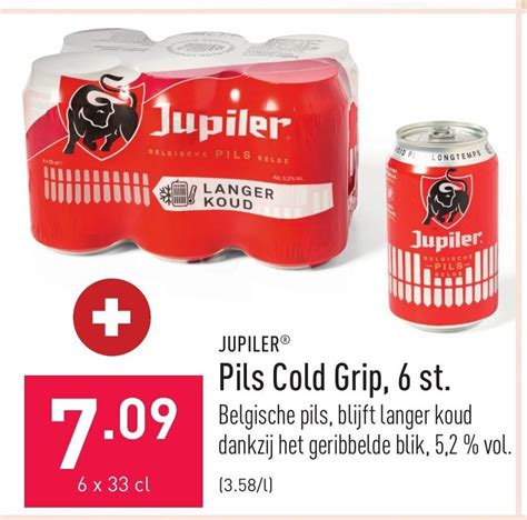 Jupiler Pils Cold Grip X Cl Promotie Bij Aldi