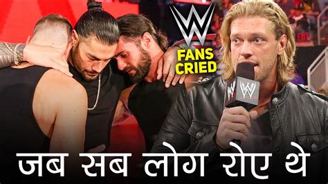10 Most Emotional Wwe Moments That Made Fans Cry Youtube