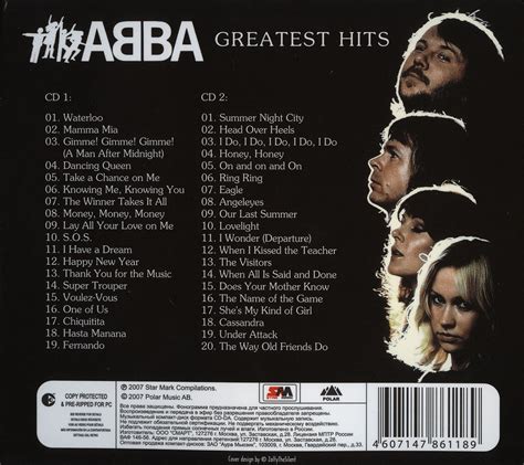 Pop Abba Greatest Hits 2007 2cd Flac