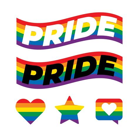 texto orgulho LGBT na bandeira do arco íris as cores refletem a