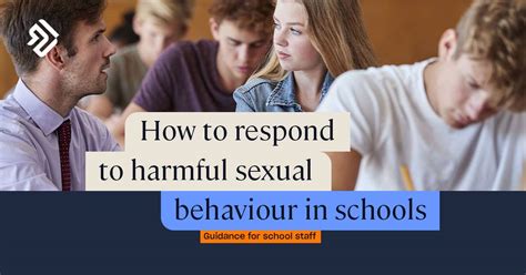 Harmful Sexual Behaviour Examples And Advice For Schools