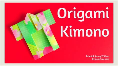 Origami Kimono Paper Crafts Paper Kimono Youtube