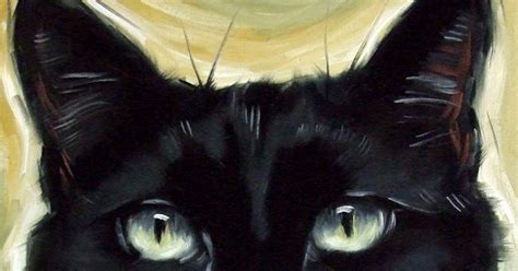 Paintings From The Parlor Cleopatra Black Cat Commissed Oil Painting