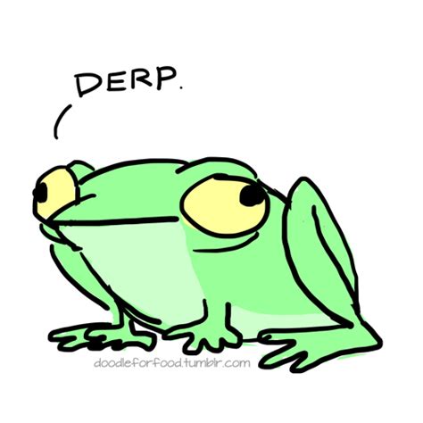 Derp Frog By Doodleforfood On Deviantart