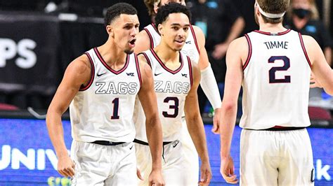 Gonzaga Bulldogs Mens Basketball Carries Quest For An Undefeated