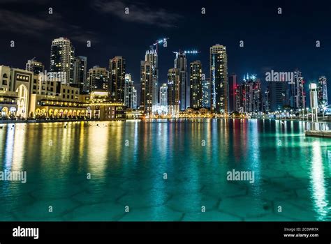 Dubai Downtown East United Arab Emirates Architecture Stock Photo Alamy