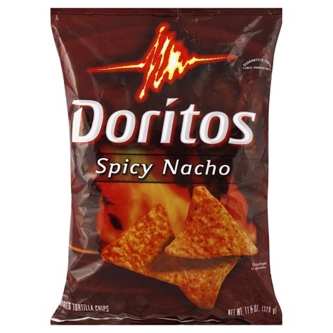 Doritos Tortilla Chips Spicy Nacho 11 Oz