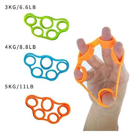 mopao finger stretcher hand extensor exerciser hand resistance bands finger grip strengthener