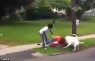 Gruesome Dog Attack Caught On Camera As Witnesses Try To Pull Them Off