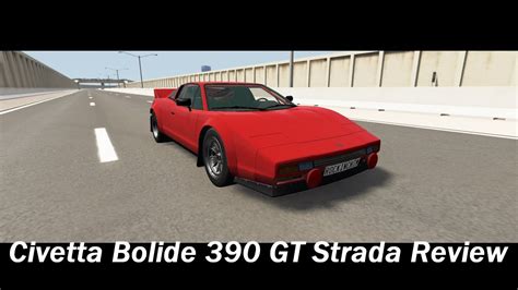 Beamngdrive Civetta Bolide 390 Gt Strada Remastered Review Youtube