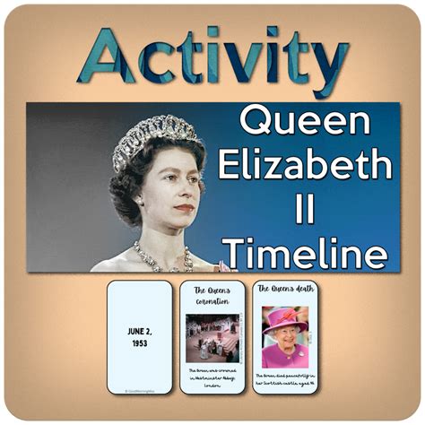 Queen Elizabeth Ii Timeline An Activitygame For Esl Learners