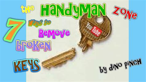 Maybe you would like to learn more about one of these? 7 Tricks Get Broken Key Out Yourself - Any Lock or Key ...