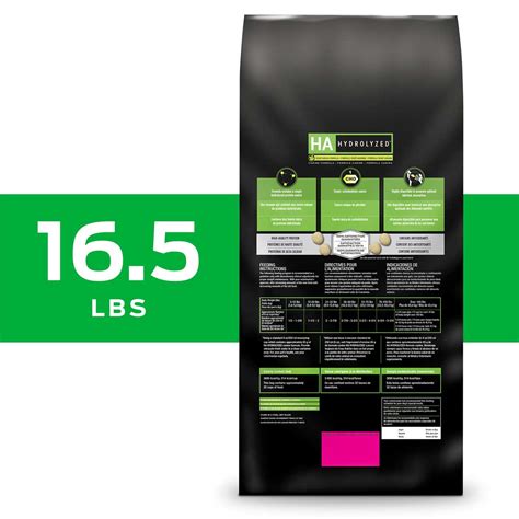 For dogs over 70 kg: Purina Pro Plan Veterinary Diets HA Hydrolyzed Dry Dog ...