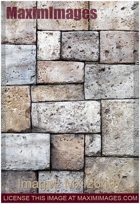 Photo Of Old Rustic Stone Wall Texture Stock Image Mxi26497