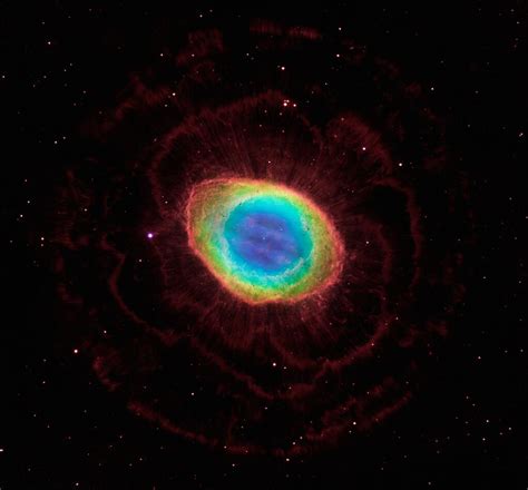 Ring Nebula Messier 57 In Lyra Constellation Guide
