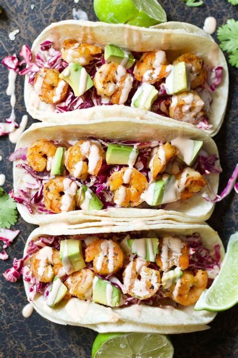 Easy Mexican Shrimp Tacos Recipe In 2020 Soft Tacos Recipes Shrimp